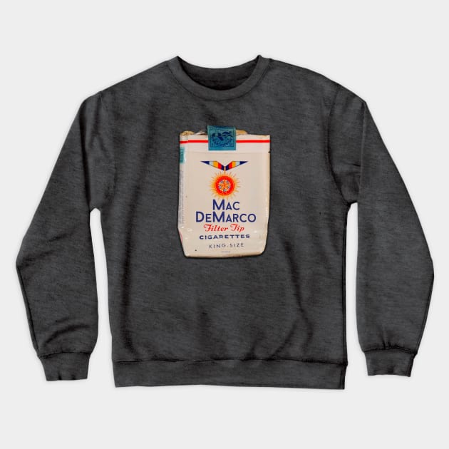 Mac DeMarco Vintage Cigarette Pack Crewneck Sweatshirt by chilangopride